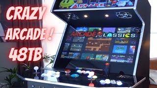 The Worlds Craziest 48tb Ultimate Hyperspin Arcade Machine [upl. by Oilime]