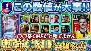 【超必見】〇〇系CMFだと勝てません！ある数値がCMFはめちゃくちゃ大事！CMFの組み方考え方教えます！＜イーフト最強攻略＞【eFootball2024アプリイーフト】 [upl. by Yotal]