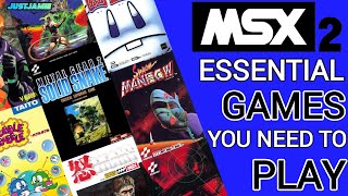 The Best MSX2 Games That You Must Play retrocomputing msx msx2 [upl. by Akeryt]