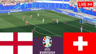 England vs Switzerland LIVE Euro Cup 2024 Germany Full Match  Simulation Video Games [upl. by Jaymee]