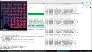 Implementing Depth first Uniform Cost Breadth first and A star search using Pacman Agents [upl. by Corie]