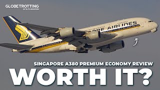 WORTH IT  Singapore Airlines A380 Premium Economy Review [upl. by Oemac392]