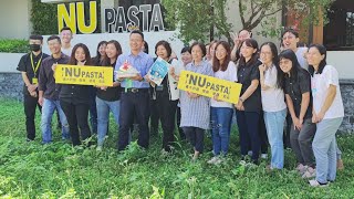 唯賀NU PASTA 與天利食堂總經理吳家德生日了，大家買壽桃幫他慶生拍合照！ [upl. by Einattirb]