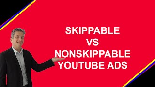 Skippable vs Non skippable ads in YouTube  201 [upl. by Erimahs]