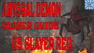 OSRSabyssal demons guide kourend dungeon slayer tip 85 slayer req [upl. by Bernadine]