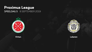 Highlights NL  RE Virton  Lokeren 08092019 [upl. by Taryne]