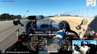 2014 Reunion  Rolex Race 6A  Car 125 1959 Maserati Birdcage Tipo 61  Aug 16 2014 [upl. by Sloatman345]