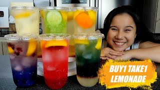 Buy 1 Take 1 Lemonade for ₱100 Tag init Negosyo Drink [upl. by Einhapets]