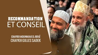 Recommandation et conseil  Cheikh Gilles Sadek amp Chaykh Mouwafak elrifaï [upl. by Assela]