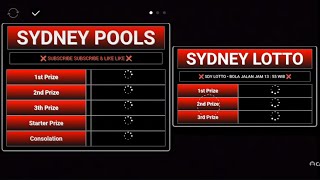 LIVE DRAW SYDNEY  LIVE DRAW SYDNEY LOTTO HARI INI 11 OKTOBER 2024  SYDNEY LOTTO LIVE DRAW [upl. by Althee]