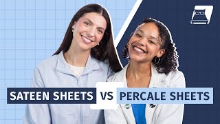 Sateen vs Percale Sheets  Which Should You Pick [upl. by Dnalkrik]