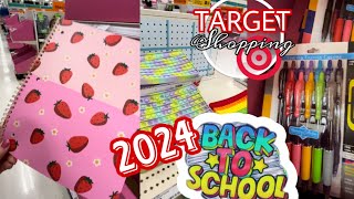 Back to School Shopping 2024 Target Back to School Supplies Shopping 2024 SCHOOL SUPPLIES SHOPPING [upl. by Nwahsaj326]