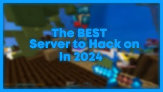 The BEST CRACKED Server to Hack On 2024  Free Client amp Config  Regen 6B Reach Infinite Timer [upl. by Asserac]