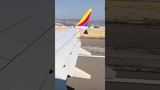 737 MAX 8 Takeoff SLCIntlAirport to DEN Awesome Wing View Southwest Airlines  August 1 2024 [upl. by Katsuyama]