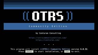 New OTRS Community Edition Installation Tool [upl. by Temirf]