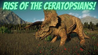 Rise of the Ceratopsians  JWE2 Ecosystem Spin Wheel Ep 2 [upl. by Lynden]