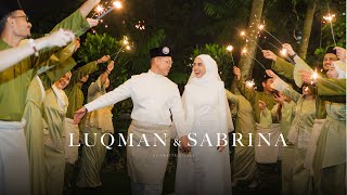 MALAY WEDDING  Luqman amp Sabrina  Solemnization  Nikah Next Day Edit [upl. by Forster]