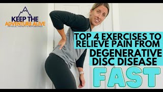 Find relief from degenerative disc disease  TOP Exercises for low back pain  Dr Alyssa Kuhn [upl. by Hanforrd734]