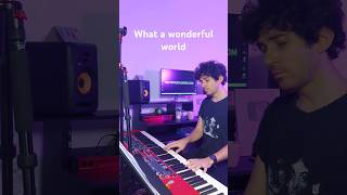 whatawonderfulworld piano pianocover pianotutorial cover jazz pianojazz [upl. by Eltsyrk]