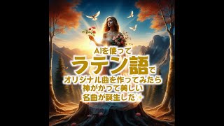 AIでラテン語のオリジナル曲を作ったら神がかって美しい名曲ができた✨ [upl. by Emmer811]