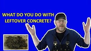 What Can You Do With Extra Concrete [upl. by Joash]