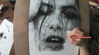 Hyperrealistic Portrait  Pencil Drawing Timelapse [upl. by Brent106]