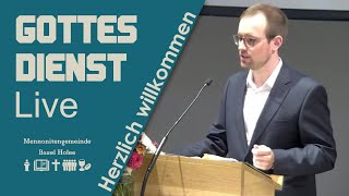 Gottesdienst 241124 mit Lukas Nussbaum Vom Vergelten und der Feindesliebe [upl. by Dahs]