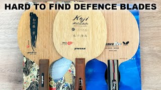 Hard To Find Defensive Blades  Victas Koji Matsushita Butterfly Defence Pro amp Andro Wanokiwami [upl. by Luy]