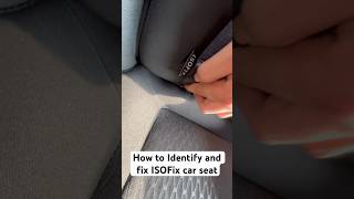 ISOfix car seat identify and fixing process magnite isofix babycarseat fitment nissan [upl. by Aneeuqahs]