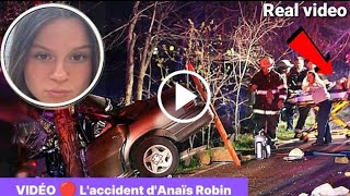 Accident de la route Anaïs Robin  Mort dAnaïs Robin chanteuse et tiktokeuse [upl. by Kelbee743]