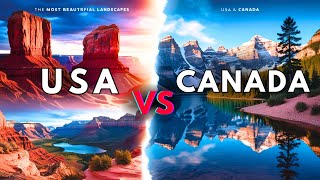 USA vs Canada Most Beautiful Country  Who Wins [upl. by Asaeret]