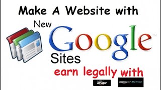 Create a website with sitesgooglecom and earn legally with movies web [upl. by Orlosky987]