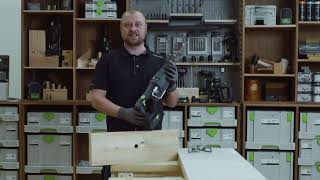 Festool Cordless Reciprocating Saw RSC 18 Introduction [upl. by Dorman]