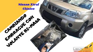 NISSAN XTRAIL 25LCAMBIO KIT EMBRAGUE CON VOLANTE BIMASA [upl. by Ynattyrb]