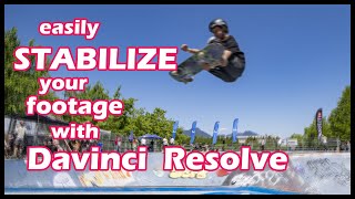 How To Stabilize Your Footage in Davinci Resolve [upl. by Ahsienaj]