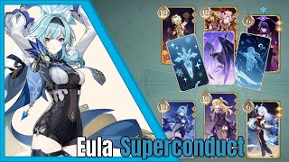 Eula Bursting Everyone With This Superconduct Deck  Genshin TCG [upl. by Mauer]