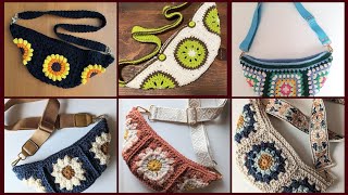 trendy crochet cross body bags designs [upl. by Freddi]