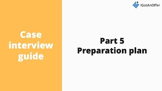 Case interview 2week preparation plan [upl. by Nurat]