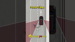 ¿Que es el punto ciego 👨🏻‍🏫🚙 clasesdemanejo manejaya puntociego [upl. by Griffith462]