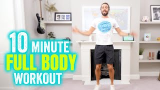 10 Minute FULL BODY Workout  The Body Coach TV [upl. by Teagan]