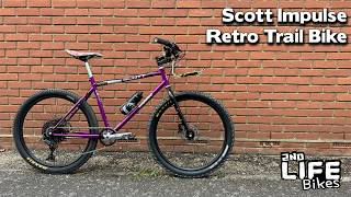 Scott Impulse Retro Trail Bike  Restoration MTB Build [upl. by Ashly]