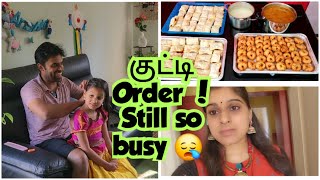 குட்டி Order  ஆனாலும் so busy  How I managed  Business recipes revealed  Life of 2 girls dad [upl. by Bowne901]