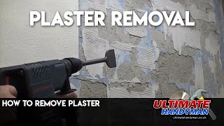 How to remove plaster [upl. by Luapnhoj576]