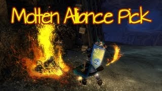 Guild Wars 2  Molten Alliance Mining Pick Preview [upl. by Dressel]