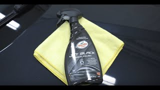 New Hybrid Jet Black Spray Polish  Turtle Wax [upl. by Mohsen731]