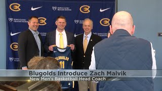 Blugolds introduce new basketball coach Zach Malvik [upl. by Whitnell]