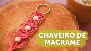 Chaveiro de Macramê Delicado e Chique  Tutorial Passo a Passo [upl. by Byran]