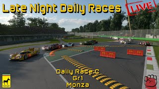 LIVE  Gran Turismo 7  Late Night Daily ampLobby Races  Race C at Monza amp Mazda Chaos [upl. by Ardni27]