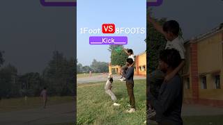 1Foot Vs 8Foots 😨Kicks kick flip challenge [upl. by Daeriam]