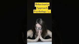 Behaviourist Approach Psychology behaviourism psychology schoolofthought watson skinner alevel [upl. by Kallman719]